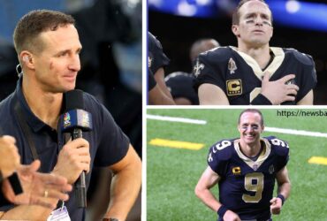 Drew Brees Makes His NBC Debut, Internet Amazed By His New Hair