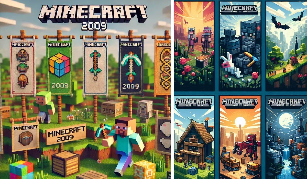 Minecraft (2009) Game Icons and Banners